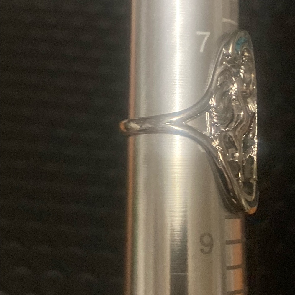 Silver Unicorn Ring 8 - Picture 3 of 4